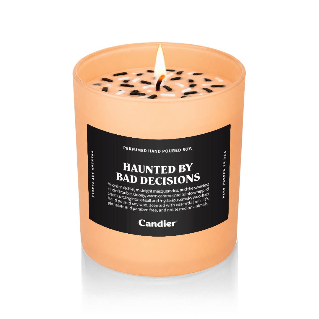Haunted By Bad Decisions Candle