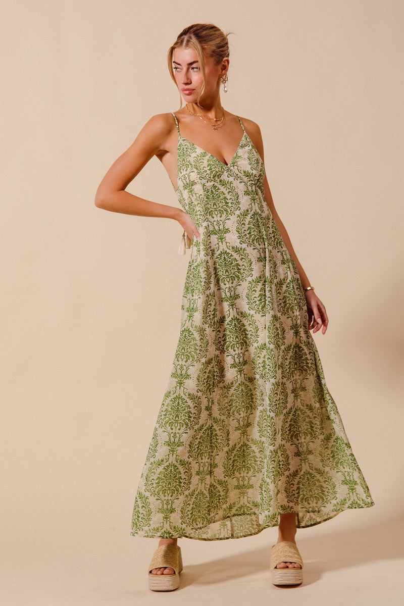 Among The Greenery Maxi Dress