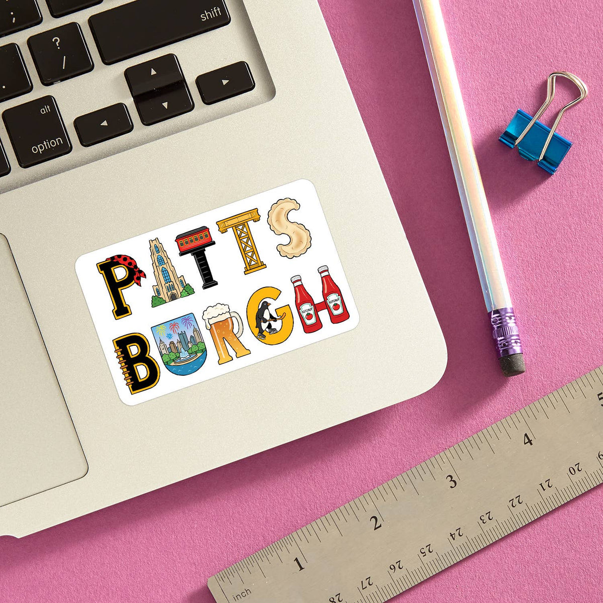 Pittsburgh Icons Die Cut Sticker