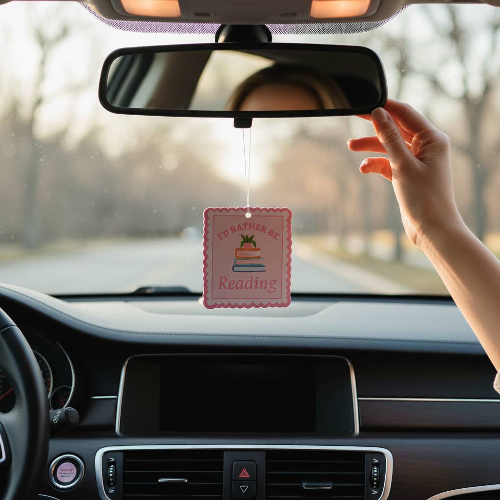 I'd Rather Be Reading Air Freshener