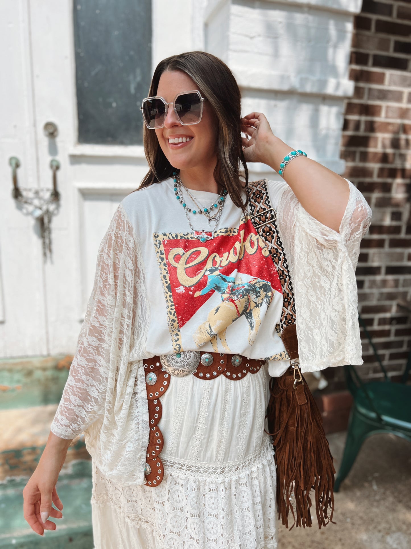 Sadie Suede Fringe Crossbody