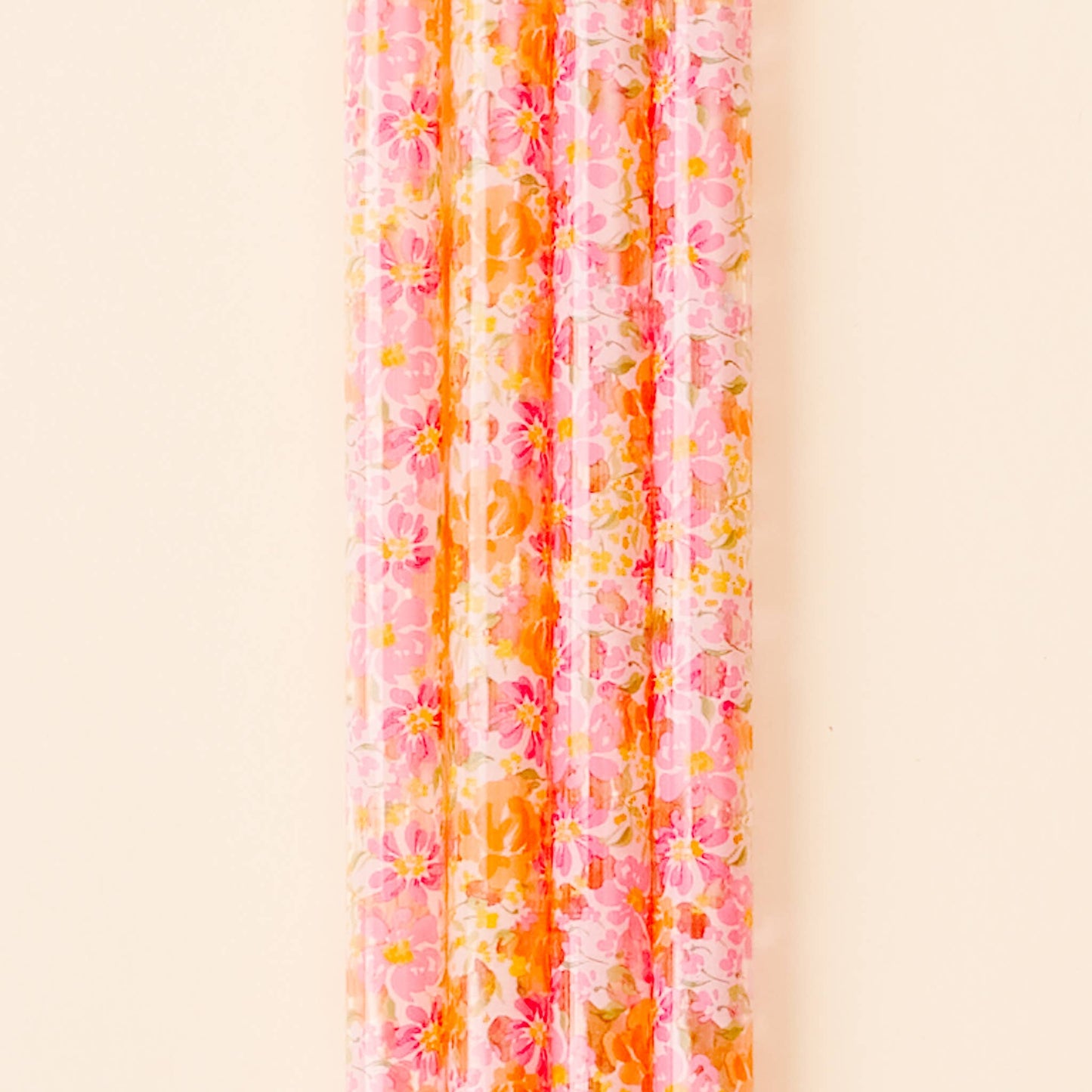 Secret Garden Pink 40 oz Tumbler Straw Set