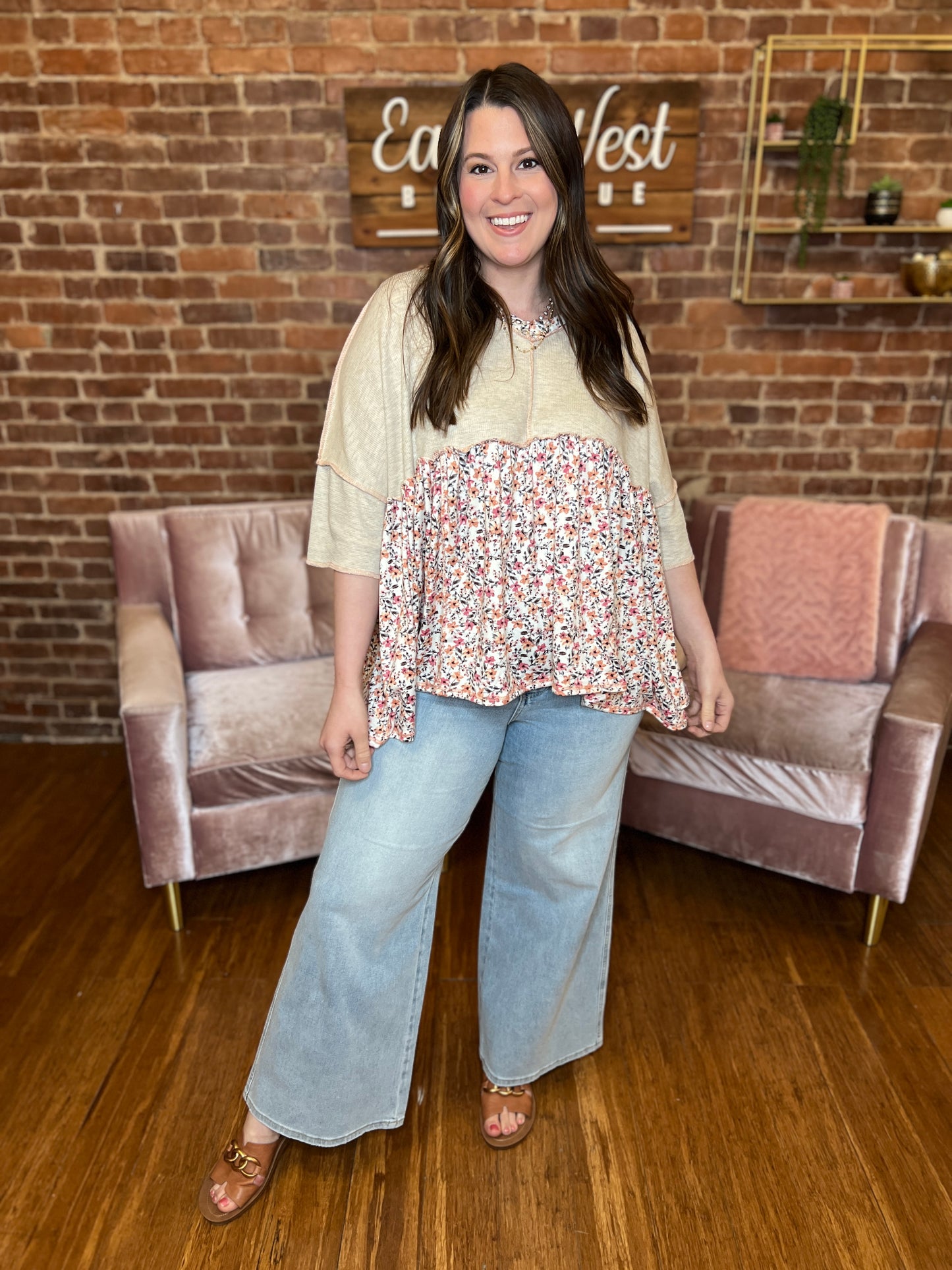 Judy Blue Petite Retro Wide Leg Jeans