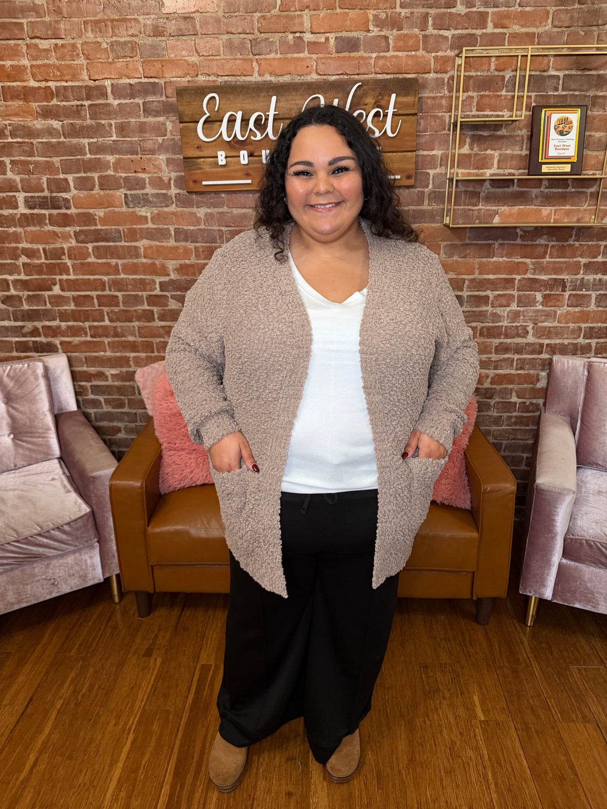 Forever Young Popcorn Cardigan