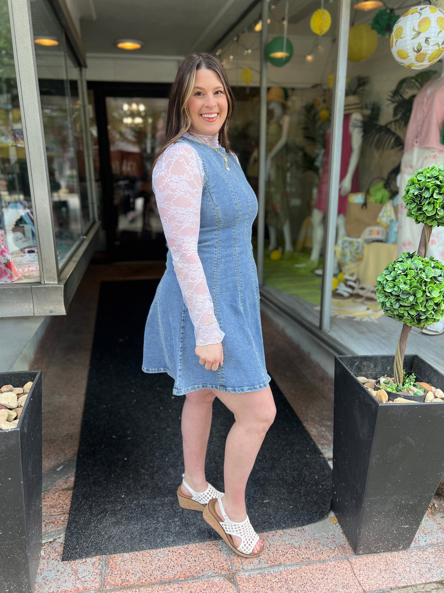 Whatever I Want Denim Dress