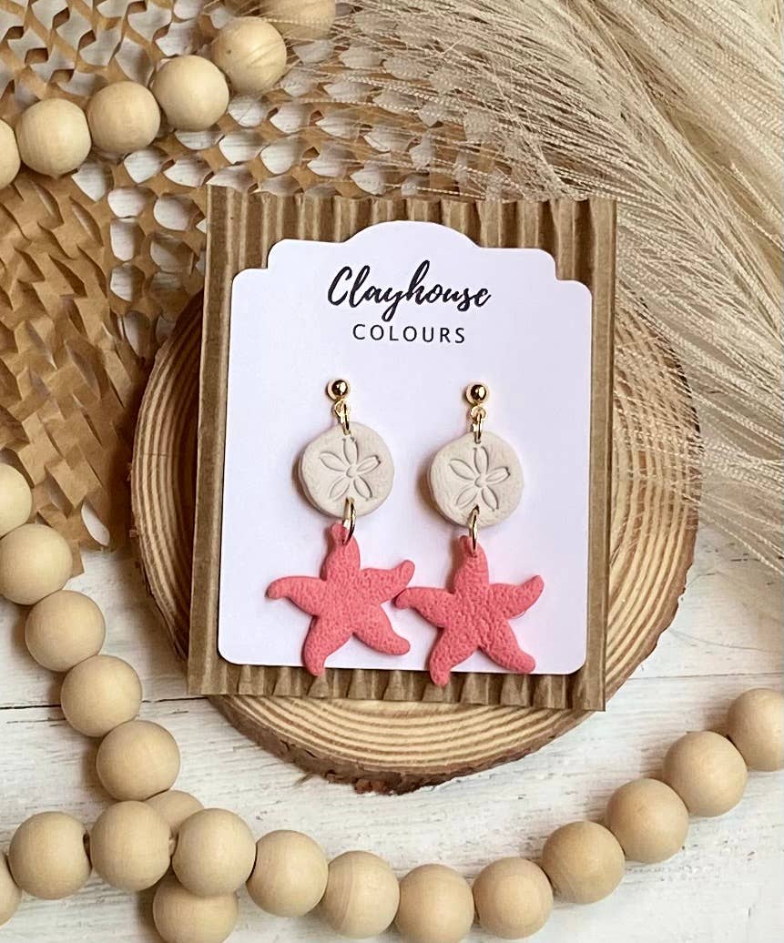 Beach Clay Earrings