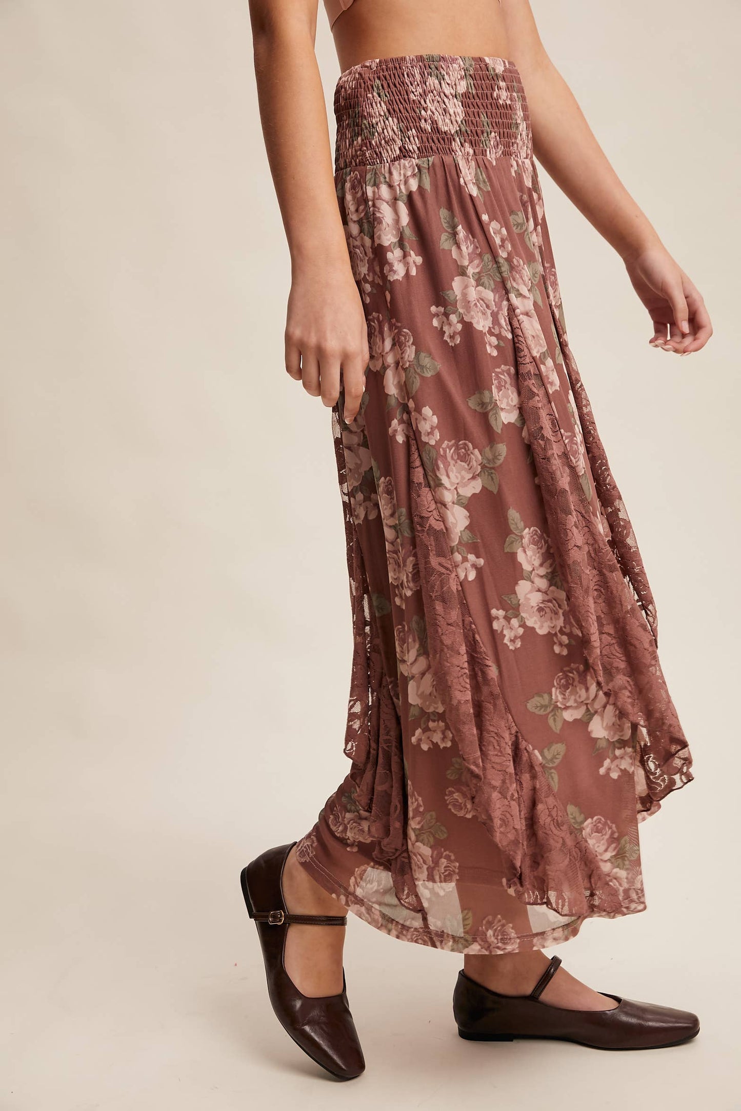Rose Garden Midi Skirt