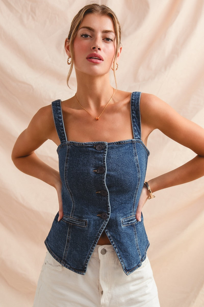 My Denim Darling Top