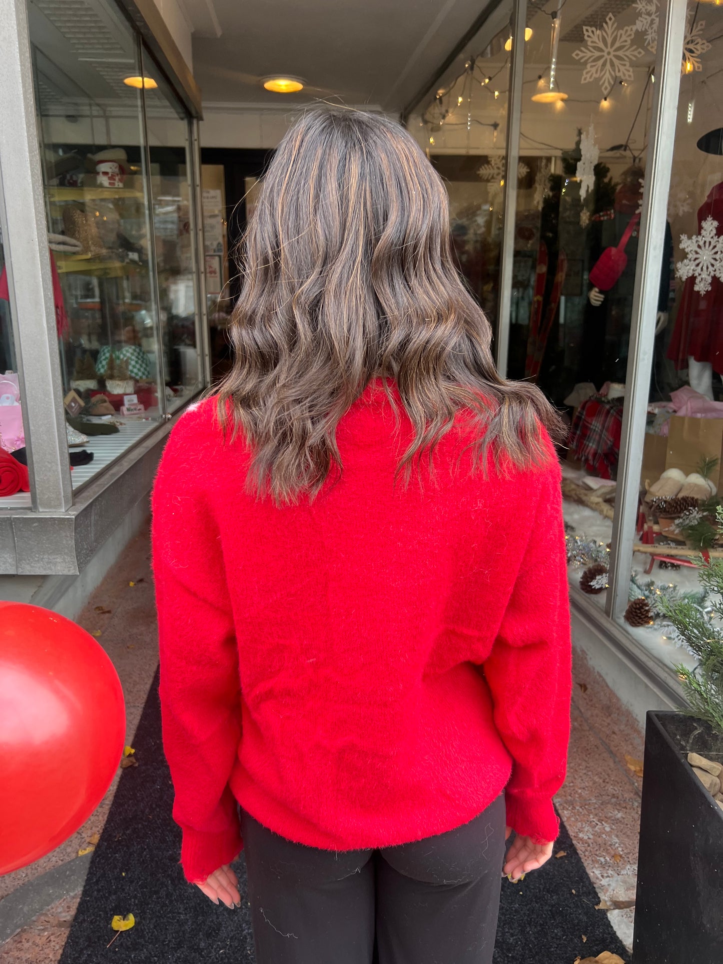 *Final Sale* Festive Snowscape Sweater