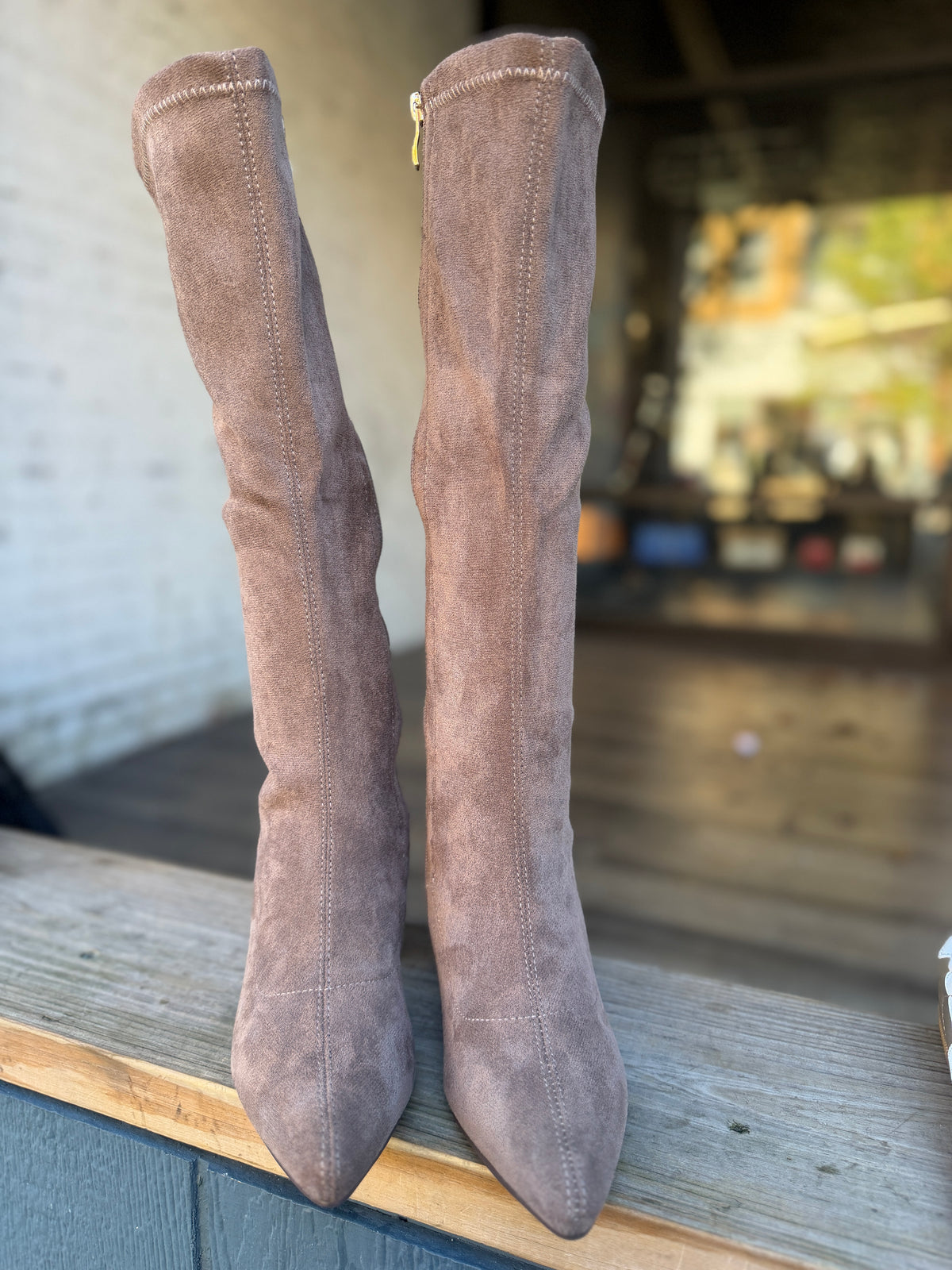 GC Riggs Knee-High Boot Taupe