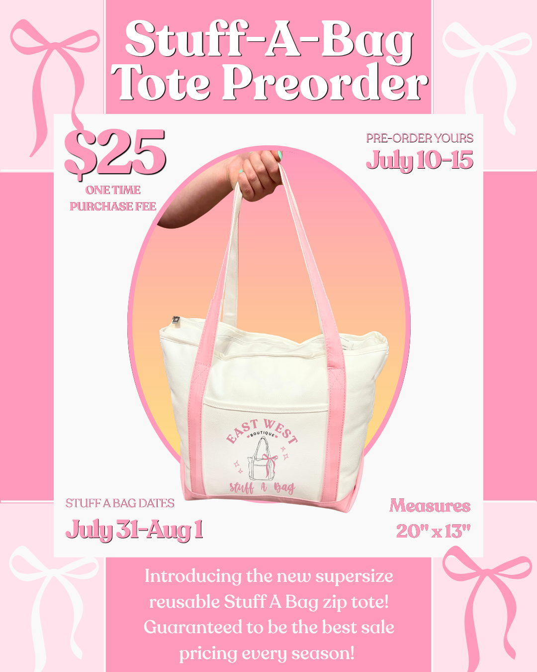 *PREORDER* Stuff-A-Bag Event Tote