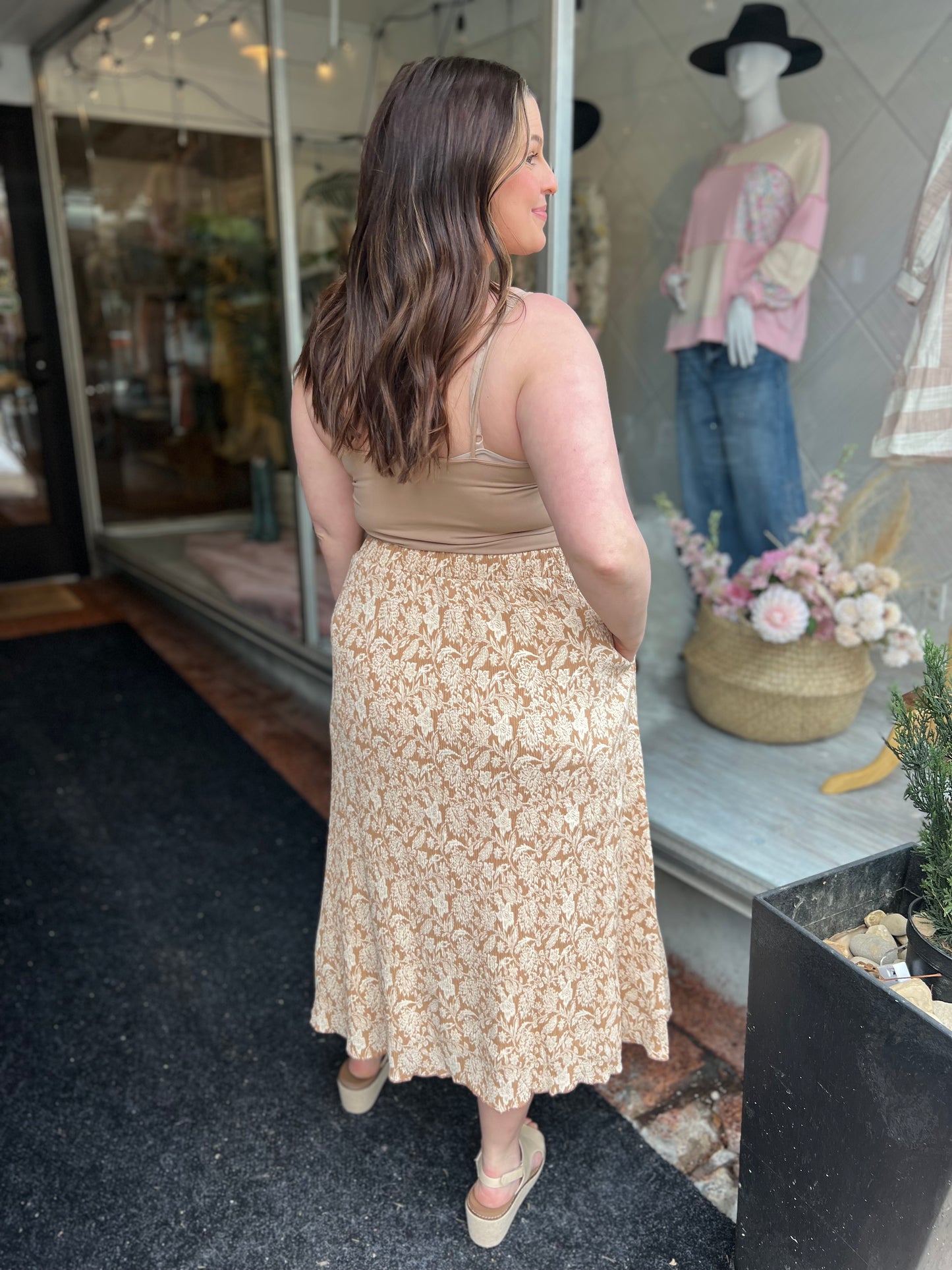 Talk To Me Maxi Skirt