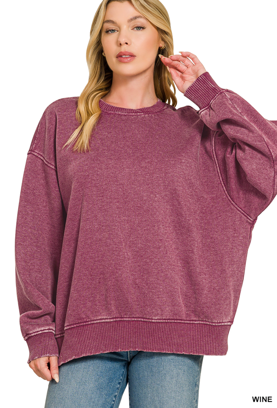Cherry Wine Pullover