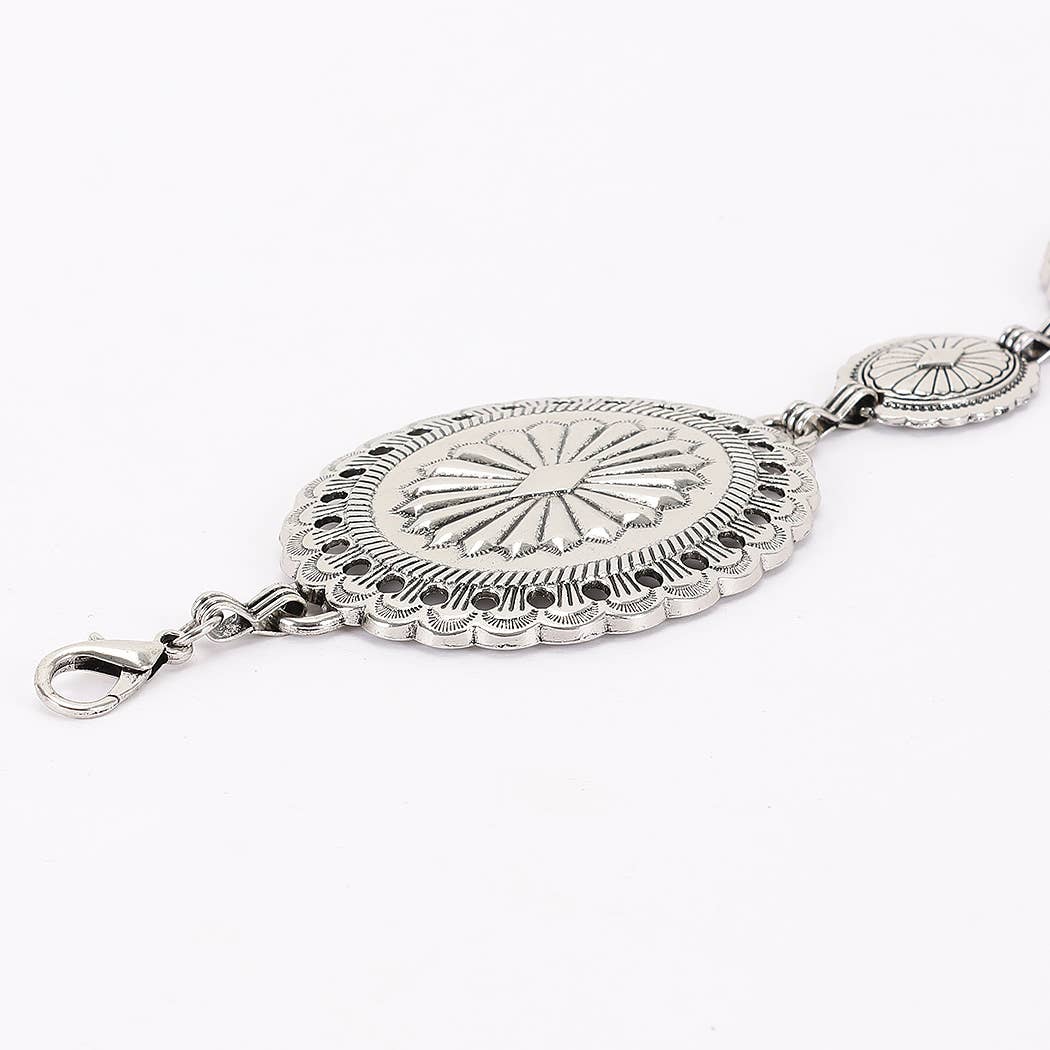 Plus Size Vintage Metal Chain Belt