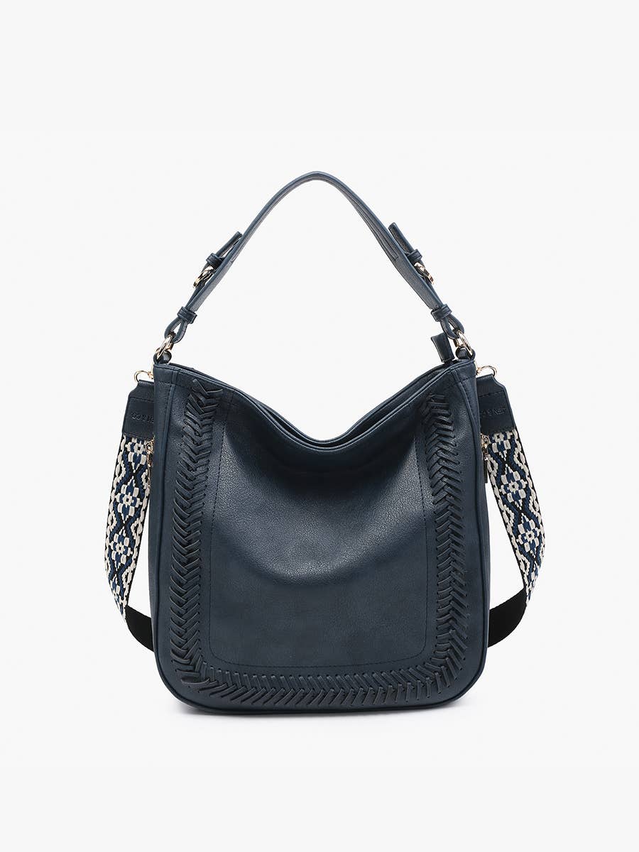 Aris Small Whipstitch Hobo