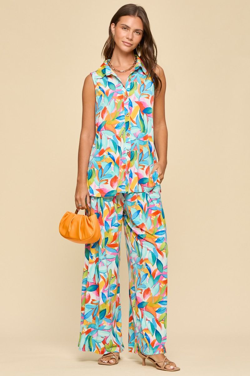 Tropical Watercolors Outfit Set