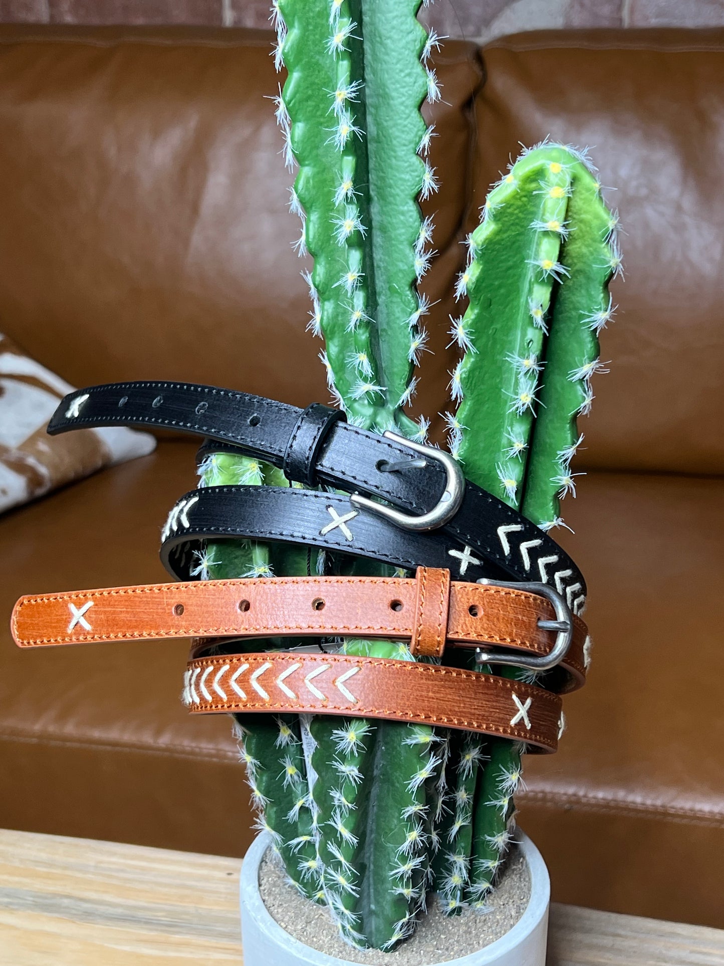Western Skinny Belt