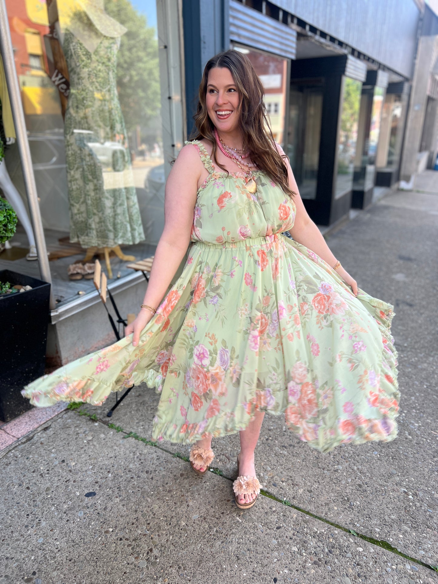 Miss You All The Time Floral Skirt