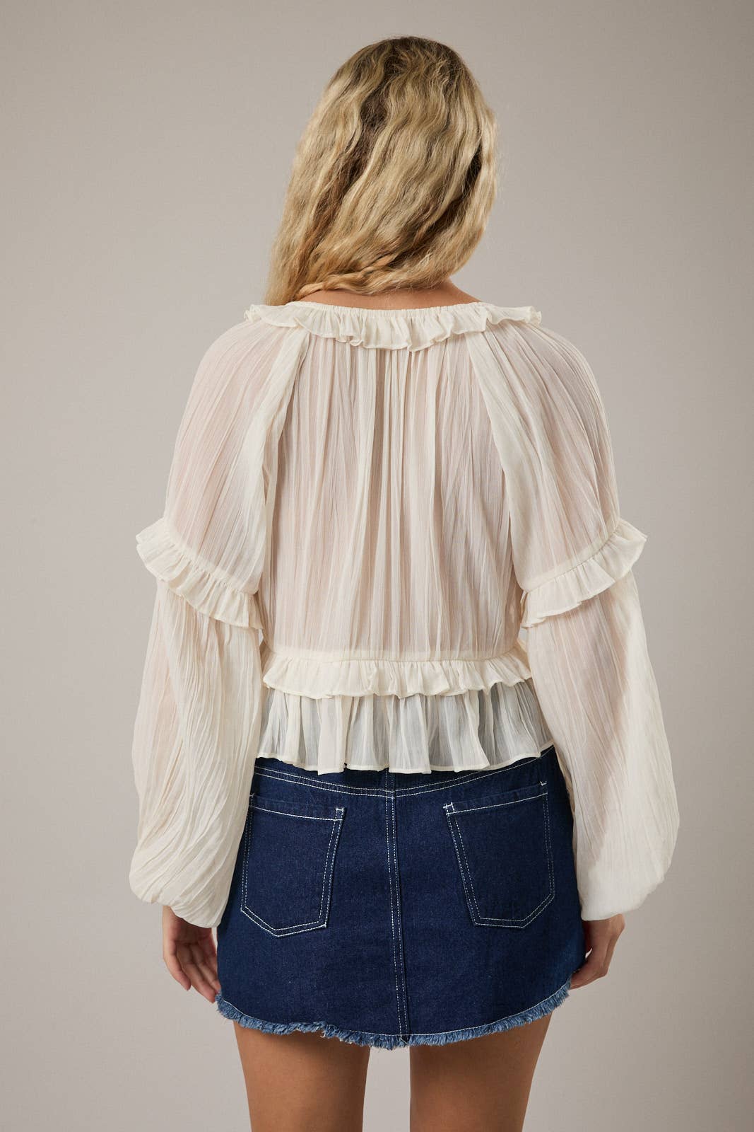 Levitating Ruffle Blouse