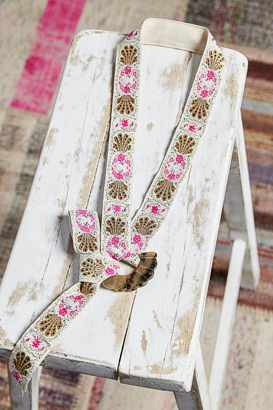 Cool Girl Embroidered Belt