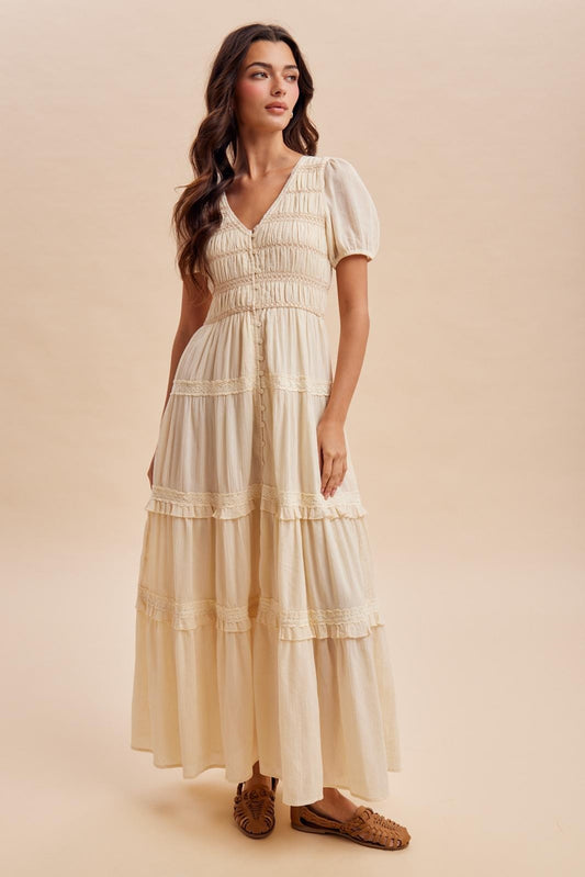 Lemon Water Maxi Dress