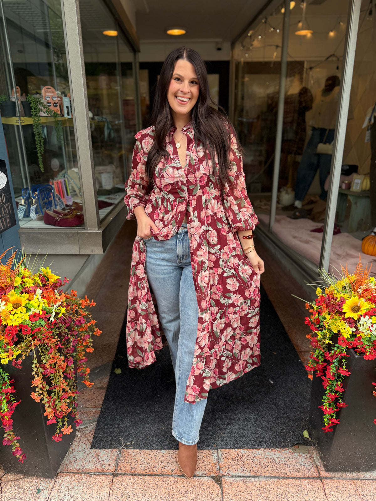 Garden Girlie Duster Dress
