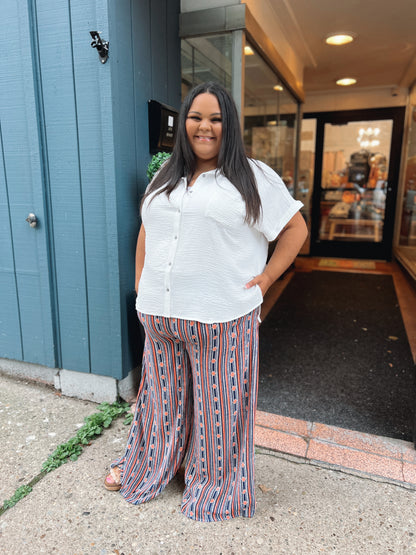 Last Blues Stripe Pants