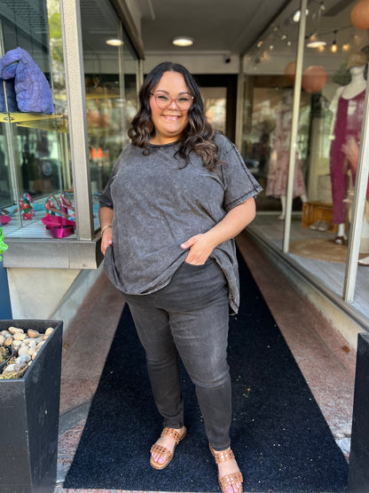 JB Black Midrise Skinnies