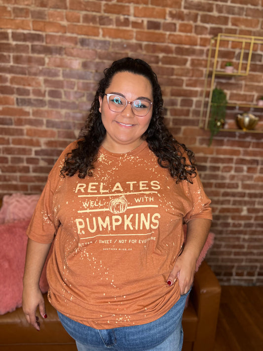 *Final Sale* Relates With Pumpkins Tee