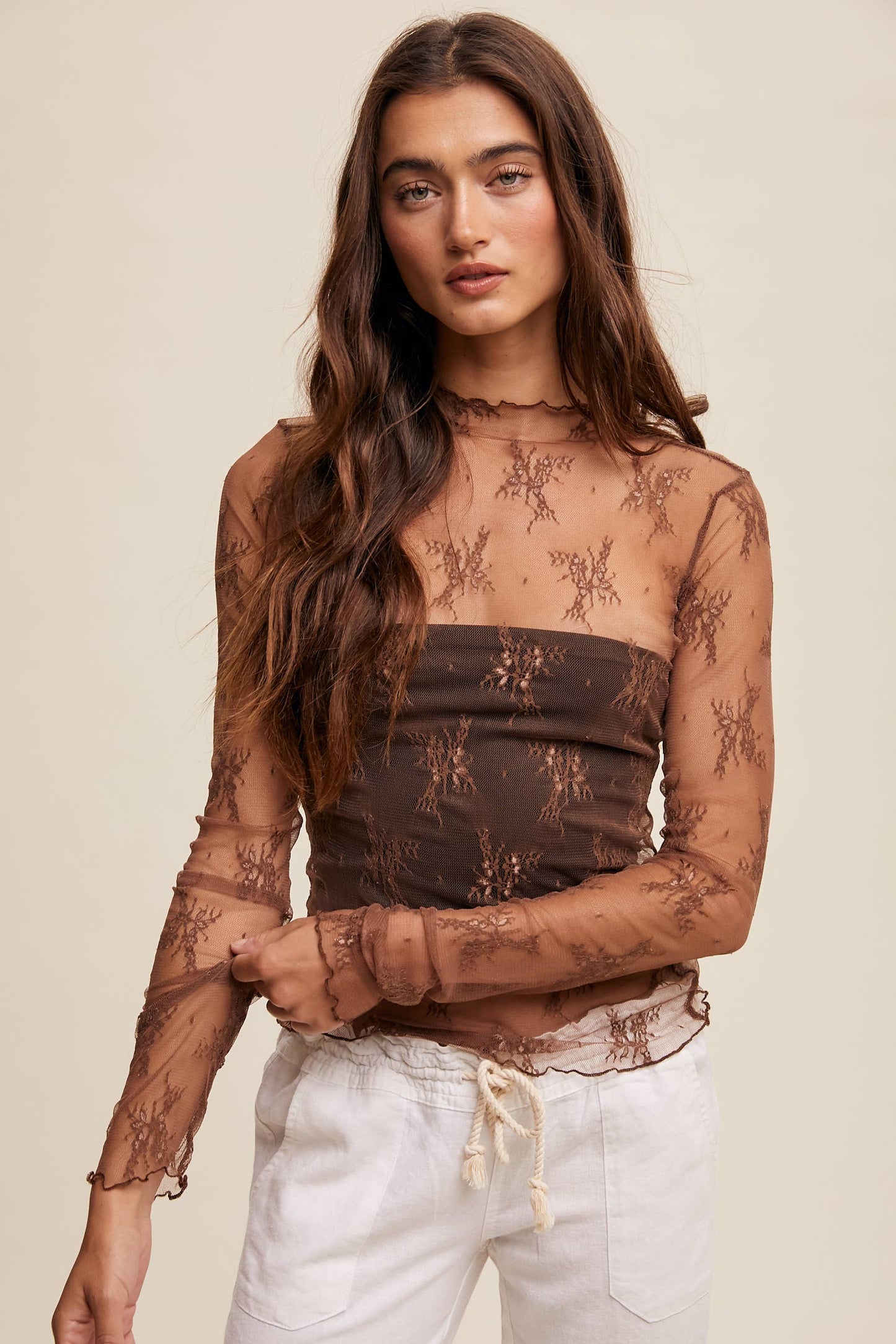 Head Turner Sheer Top