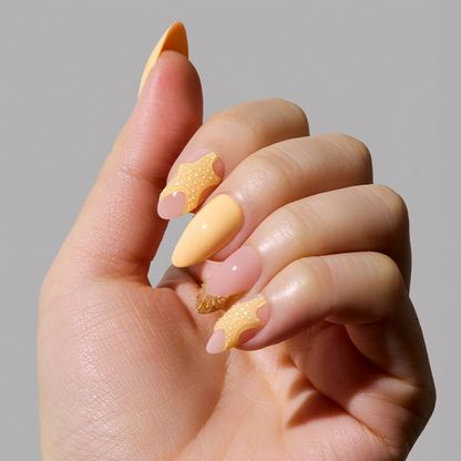 Sunny Shores Press-On Nails