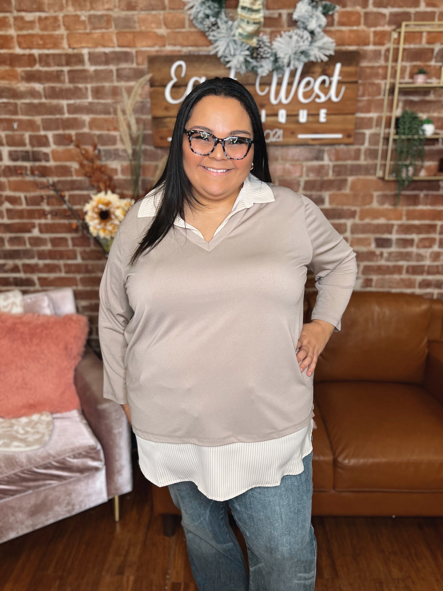 WB Collar Top