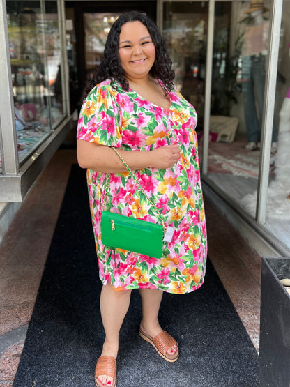 Petal Breeze Babydoll Dress
