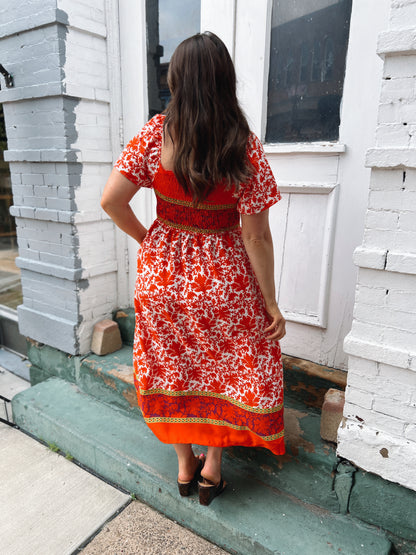 Mad Love Smocked Maxi Dress
