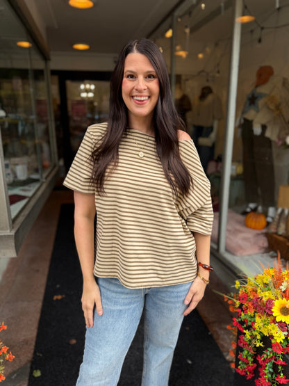 Roll With It Off-Shoulder Top