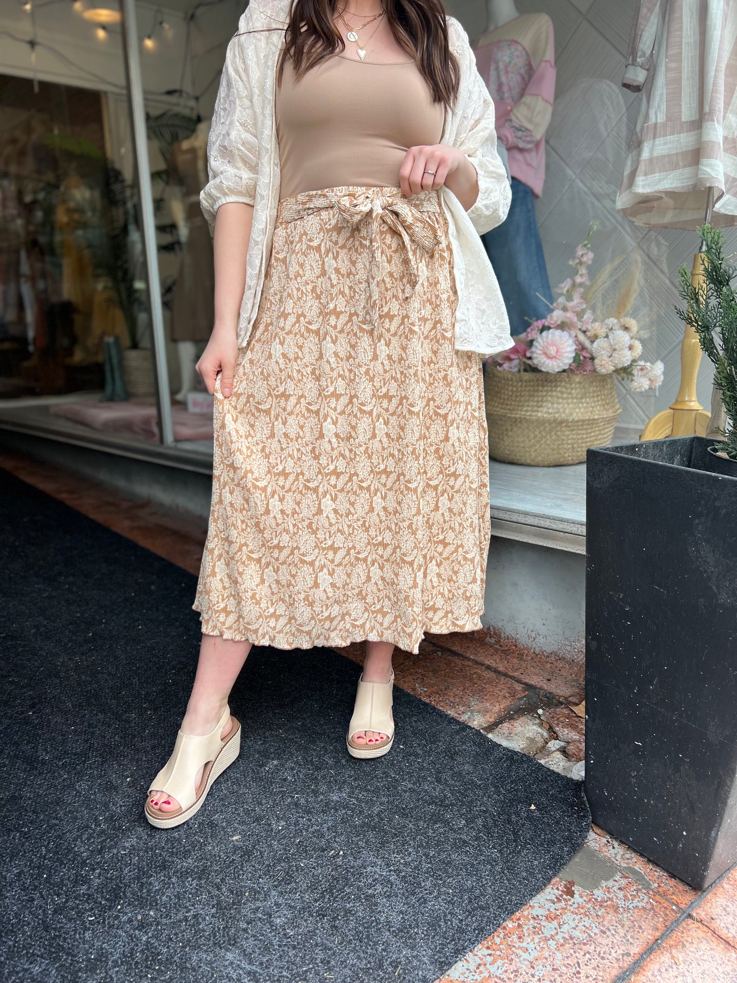 Talk To Me Maxi Skirt