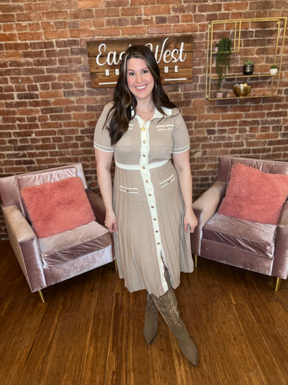 Falling Out Midi Dress