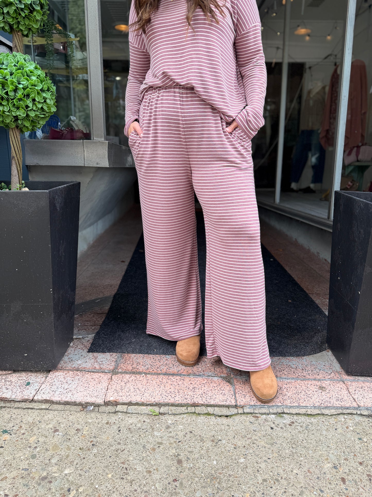 No Way Striped Pants