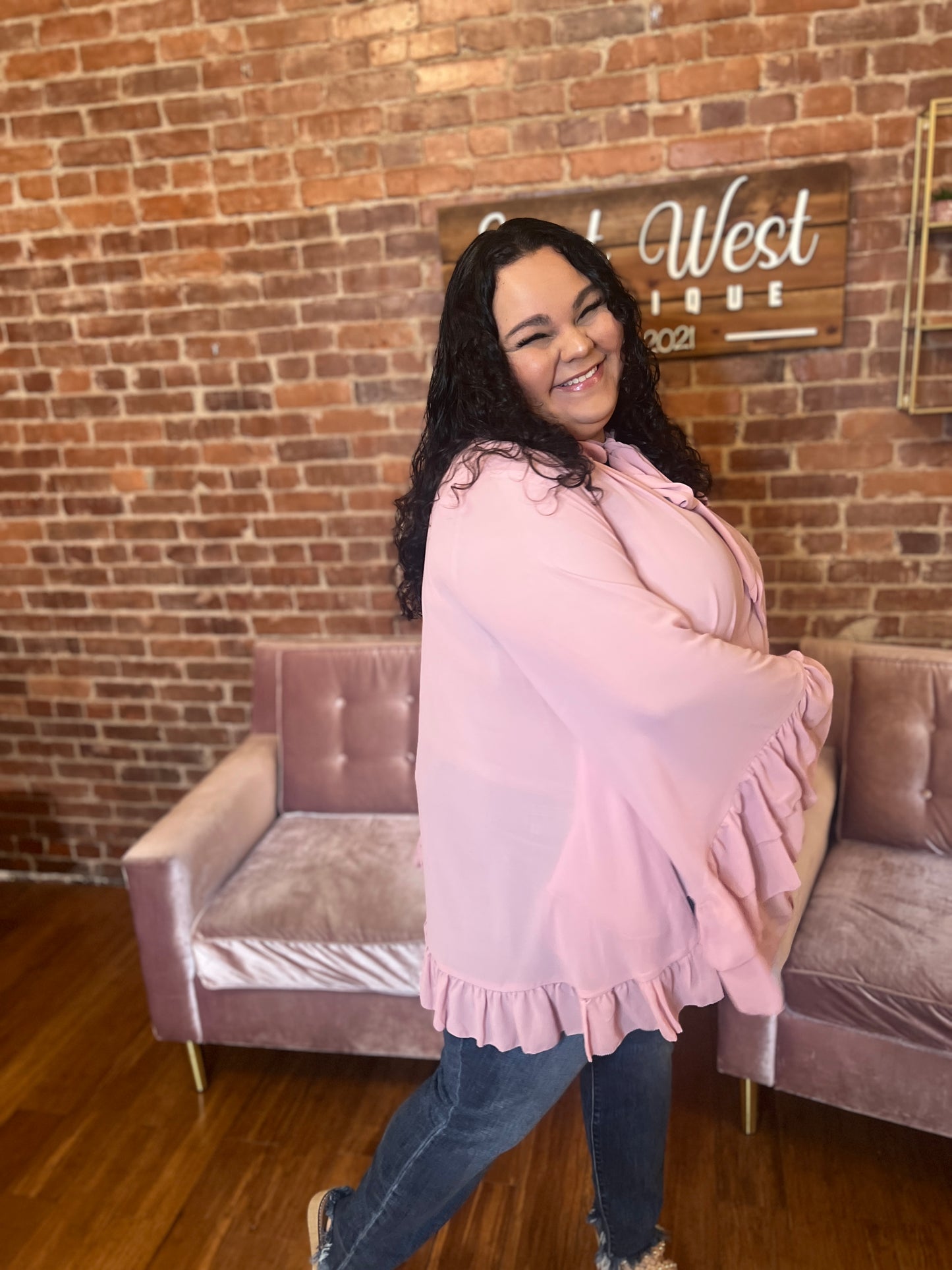 Pinky Promise Chiffon Blouse