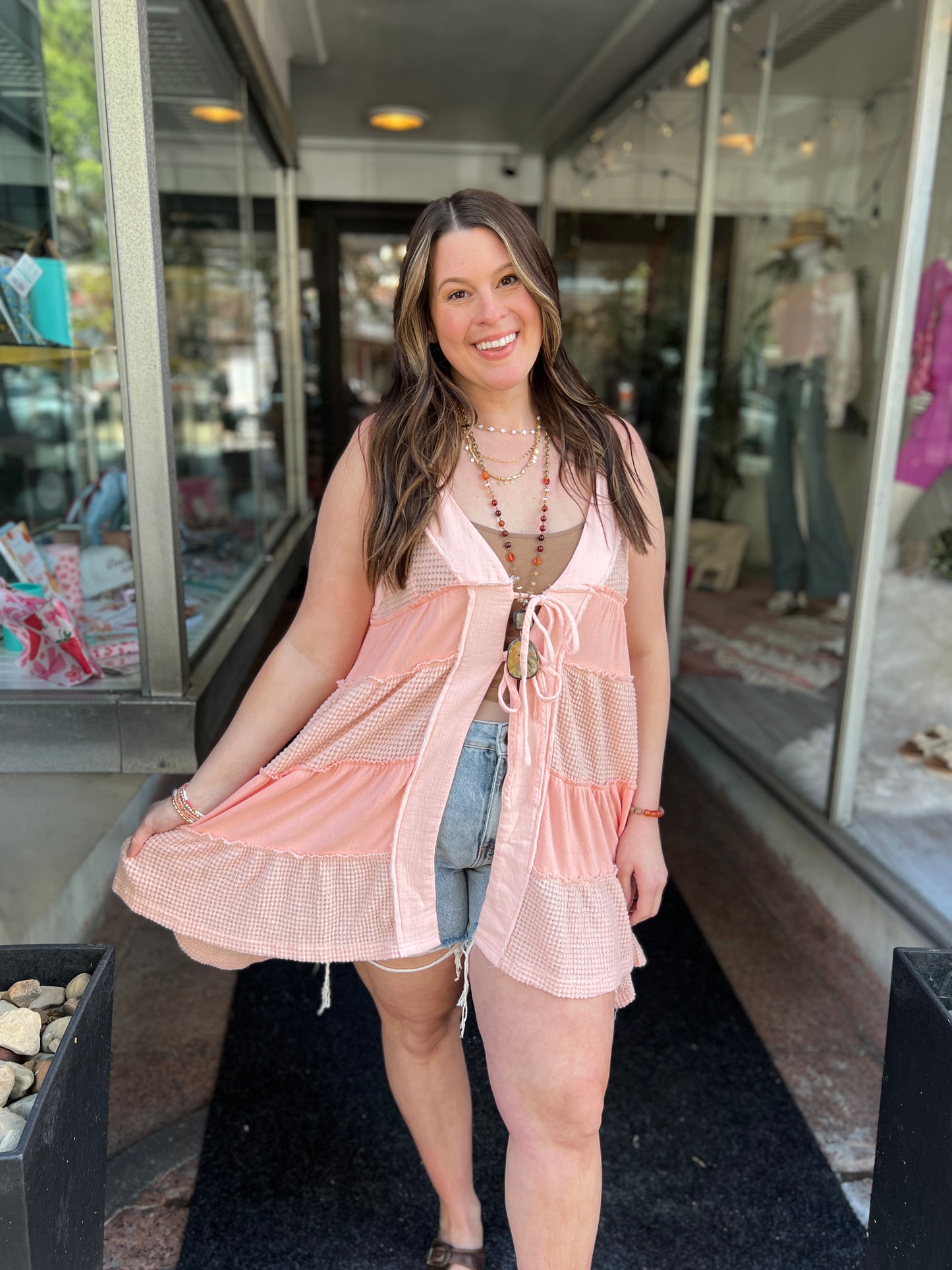Garden Glow Tiered Dress