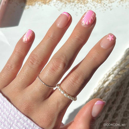 Blush Dunes Press-On Nails