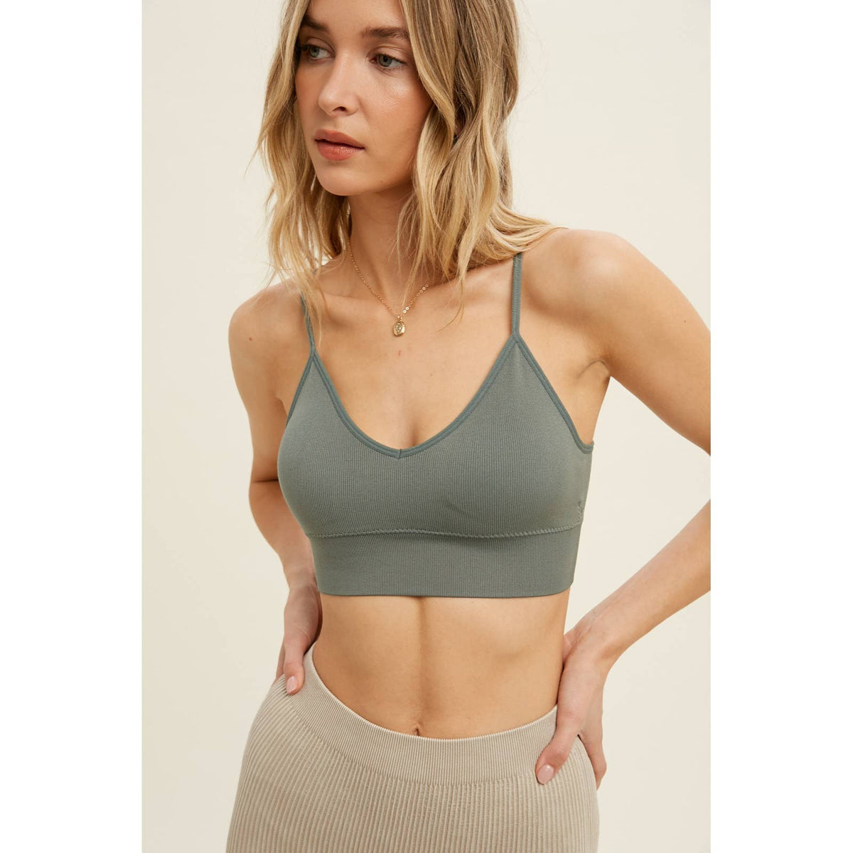 Careful Ribbed Bralette