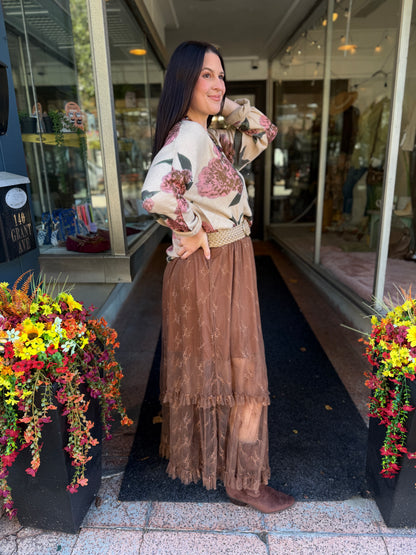 Wuthering Heights Lace Skirt