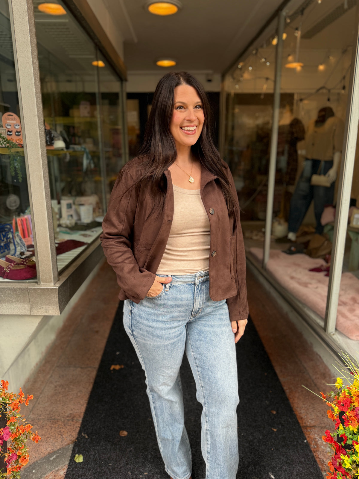 Now and Then Suede Jacket