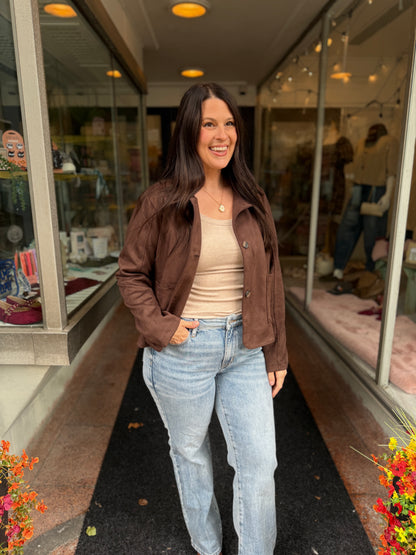 Now and Then Suede Jacket
