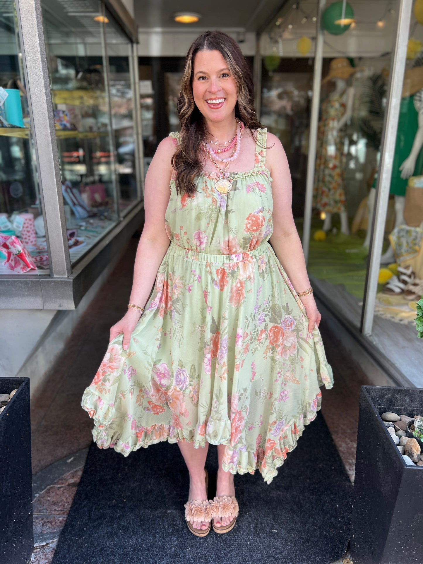 Miss You All The Time Floral Skirt