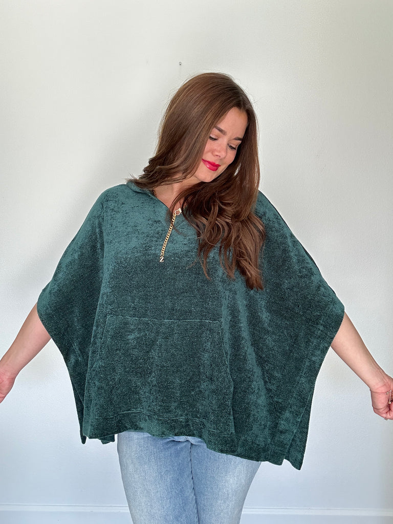 WB Hooded Poncho