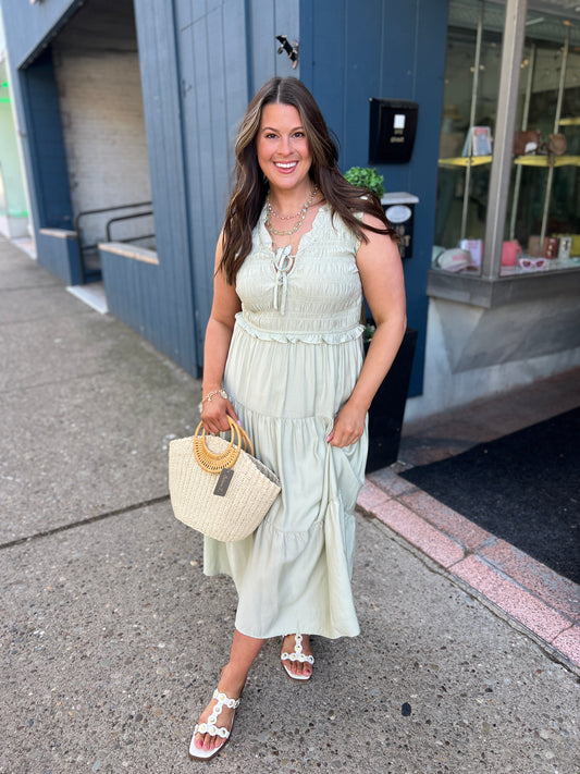 Light Breeze Midi Dress