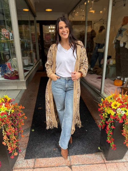 Subtle Shine Knit Cardigan