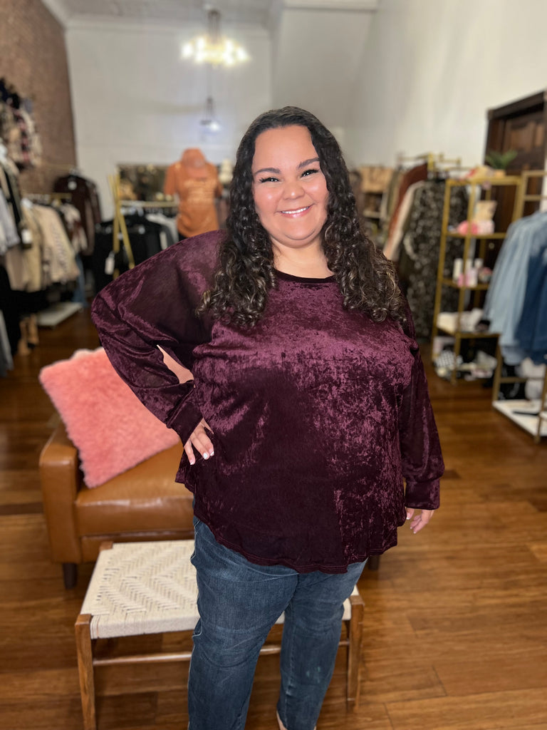 Something Else Velvet Top